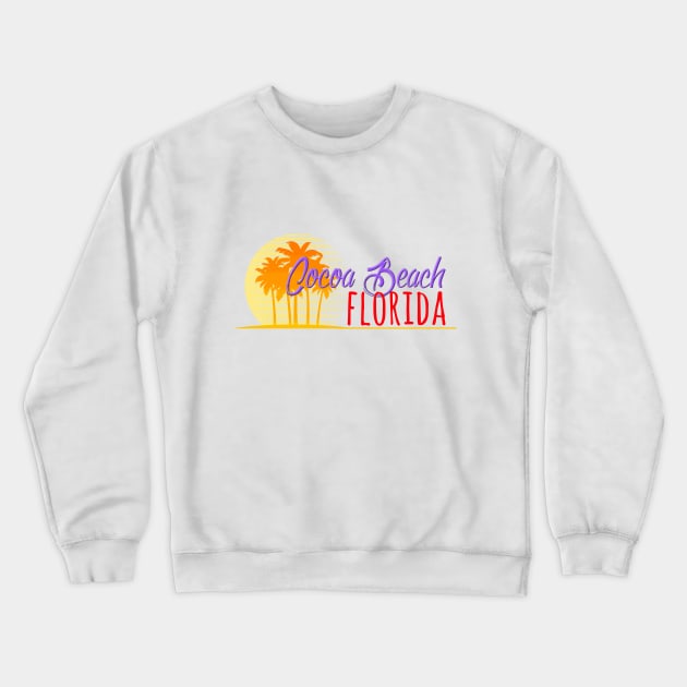 Life's a Beach: Cocoa Beach, Florida Crewneck Sweatshirt by Naves